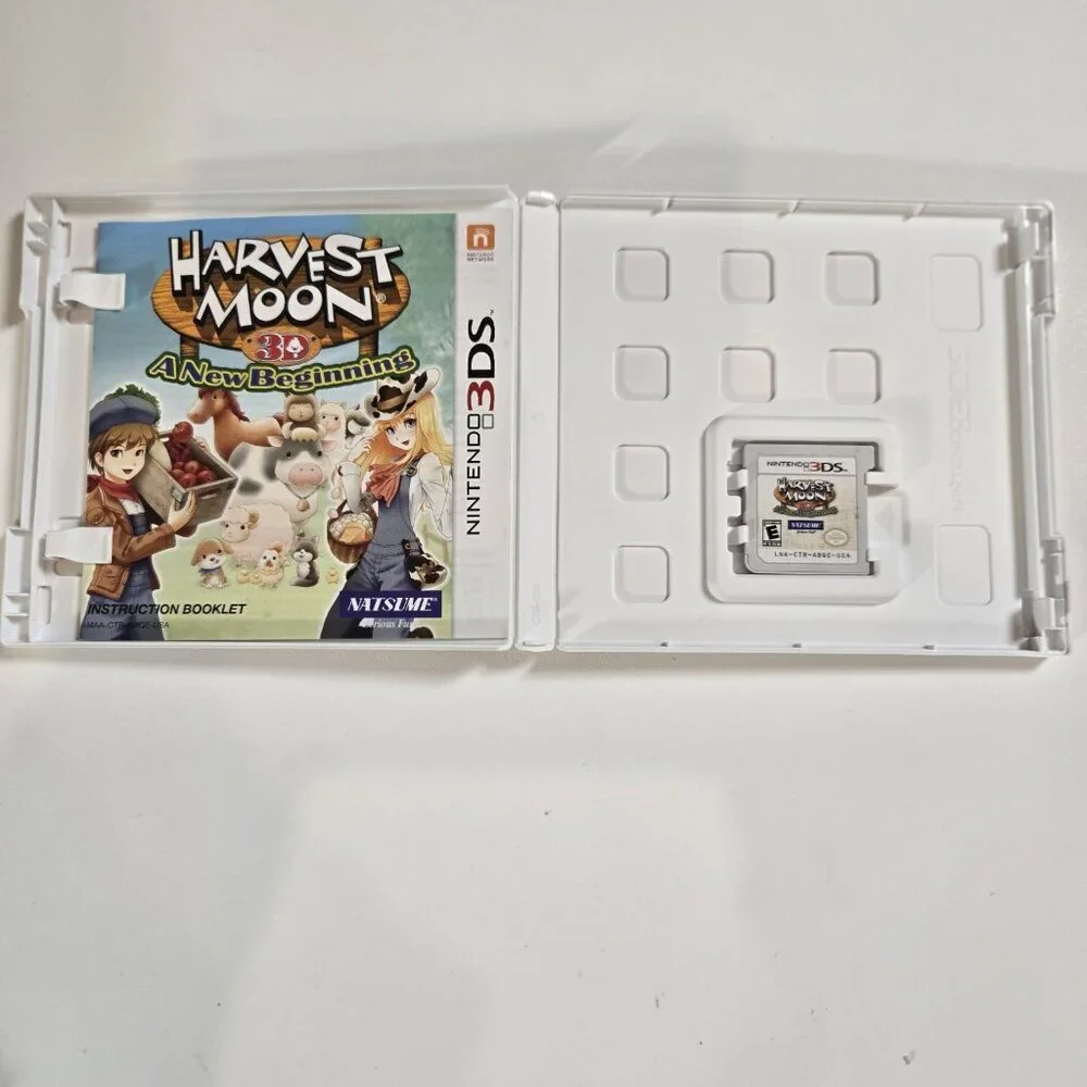 Harvest Moon 3D: A New Beginning Nintendo 3DS complete in box CIB Manual Include